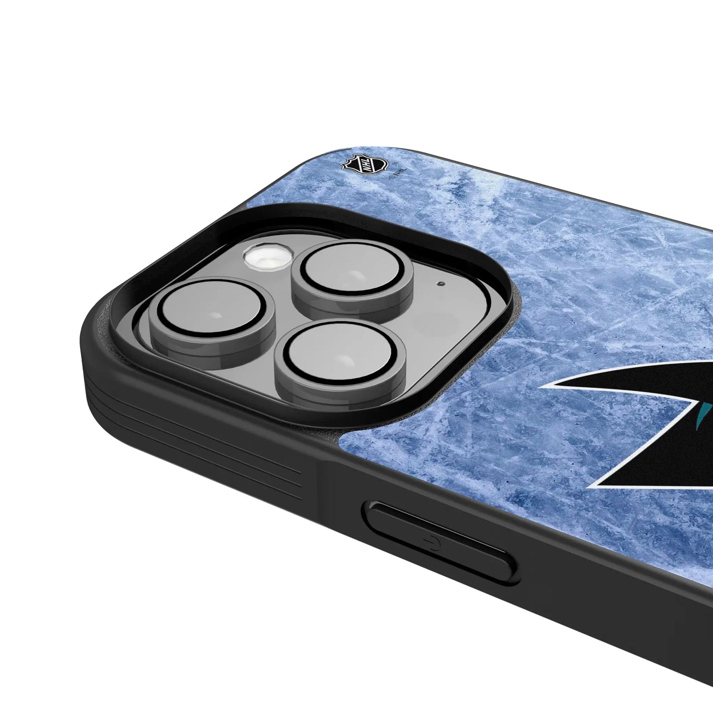 San Jose Sharks Ice Wordmark Bump Phone Case for Apple iPhone