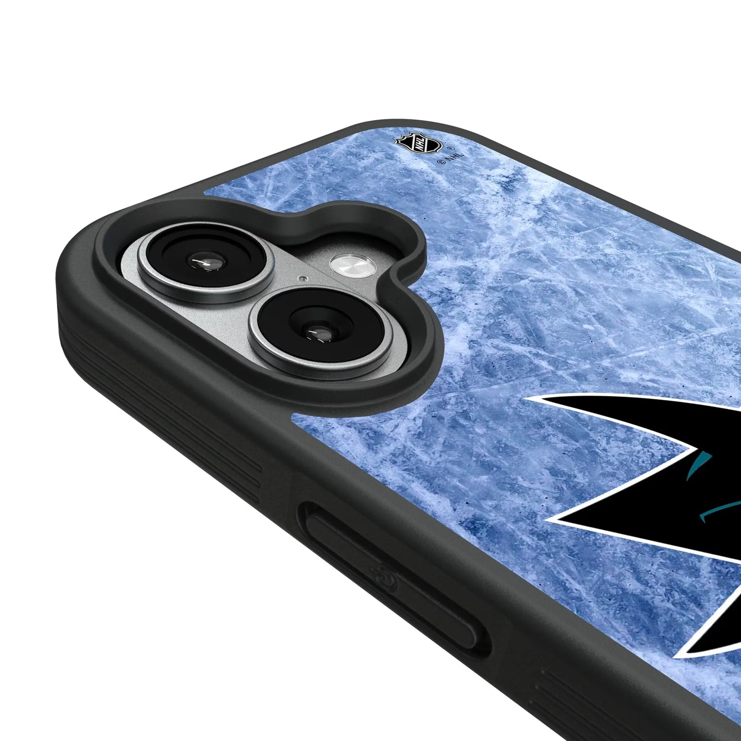 San Jose Sharks Ice Wordmark Bump Phone Case for Apple iPhone