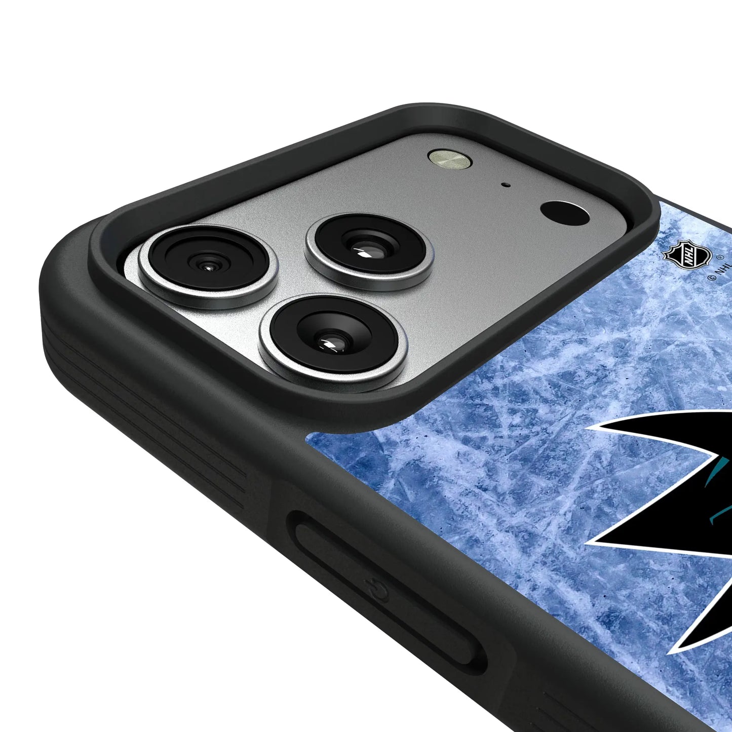 San Jose Sharks Ice Wordmark Bump Phone Case for Apple iPhone