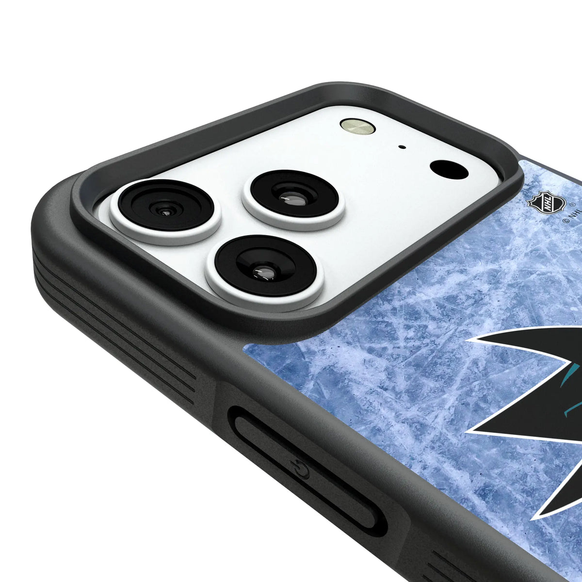 San Jose Sharks Ice Wordmark Bump Phone Case for Apple iPhone