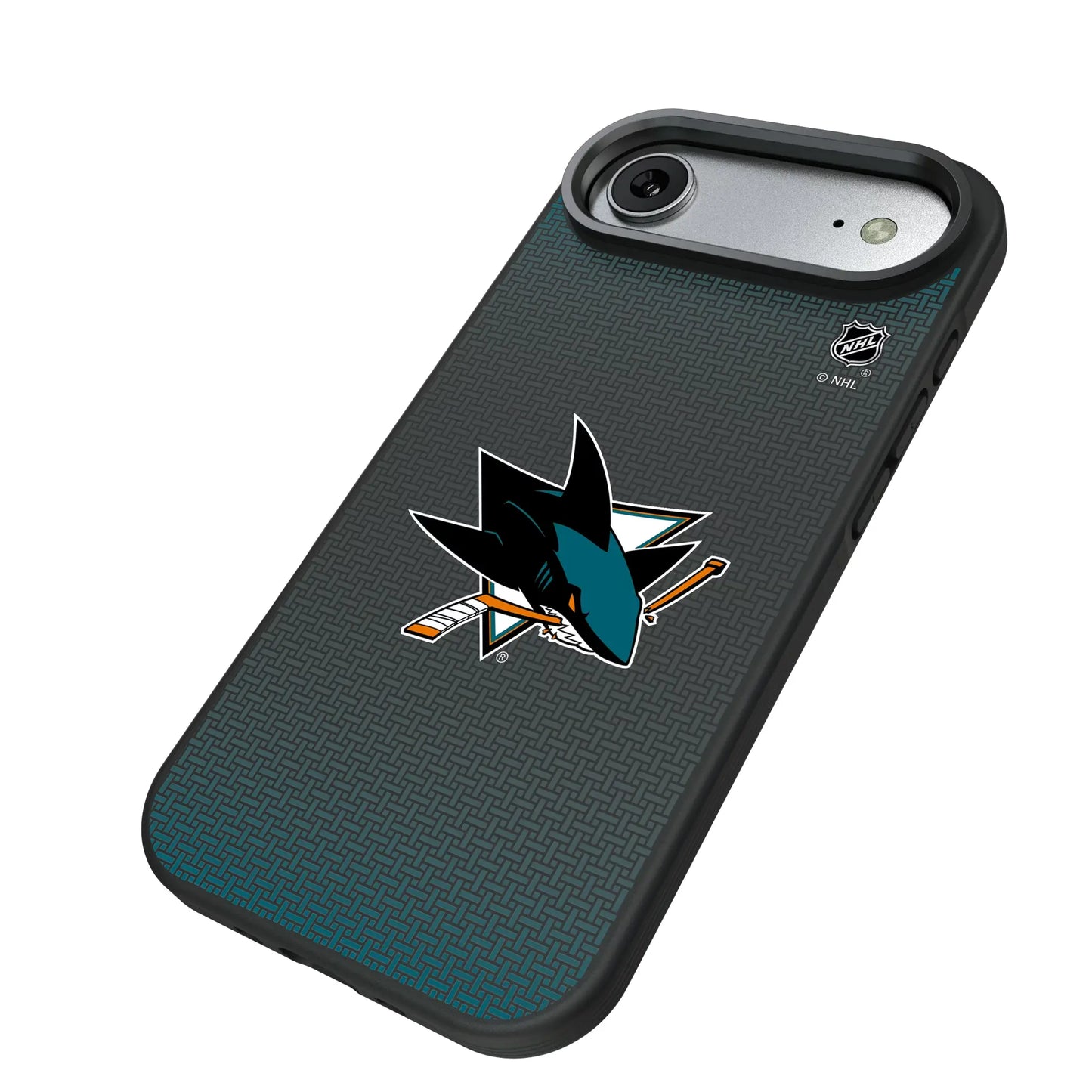 San Jose Sharks Linen Bump Phone Case for Apple iPhone