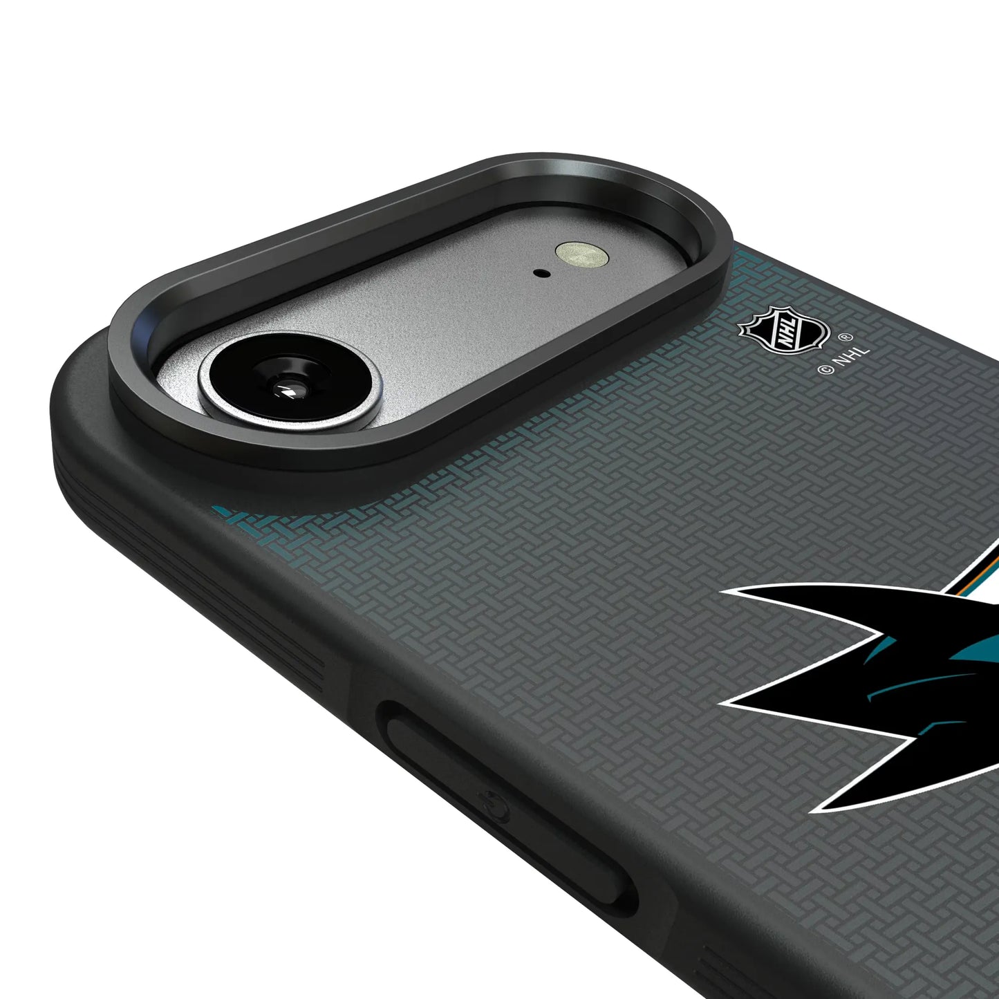 San Jose Sharks Linen Bump Phone Case for Apple iPhone