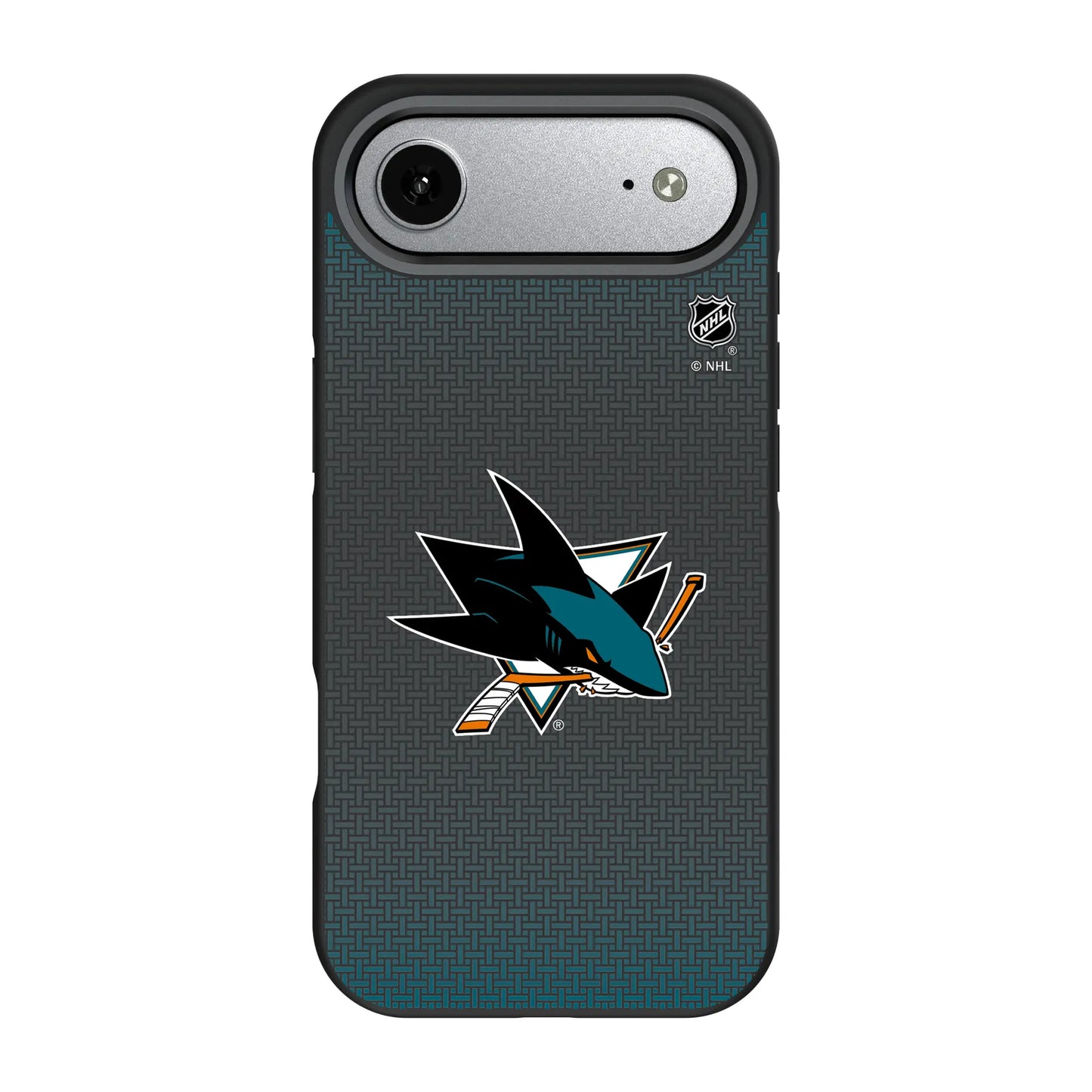San Jose Sharks Linen Bump Phone Case for Apple iPhone