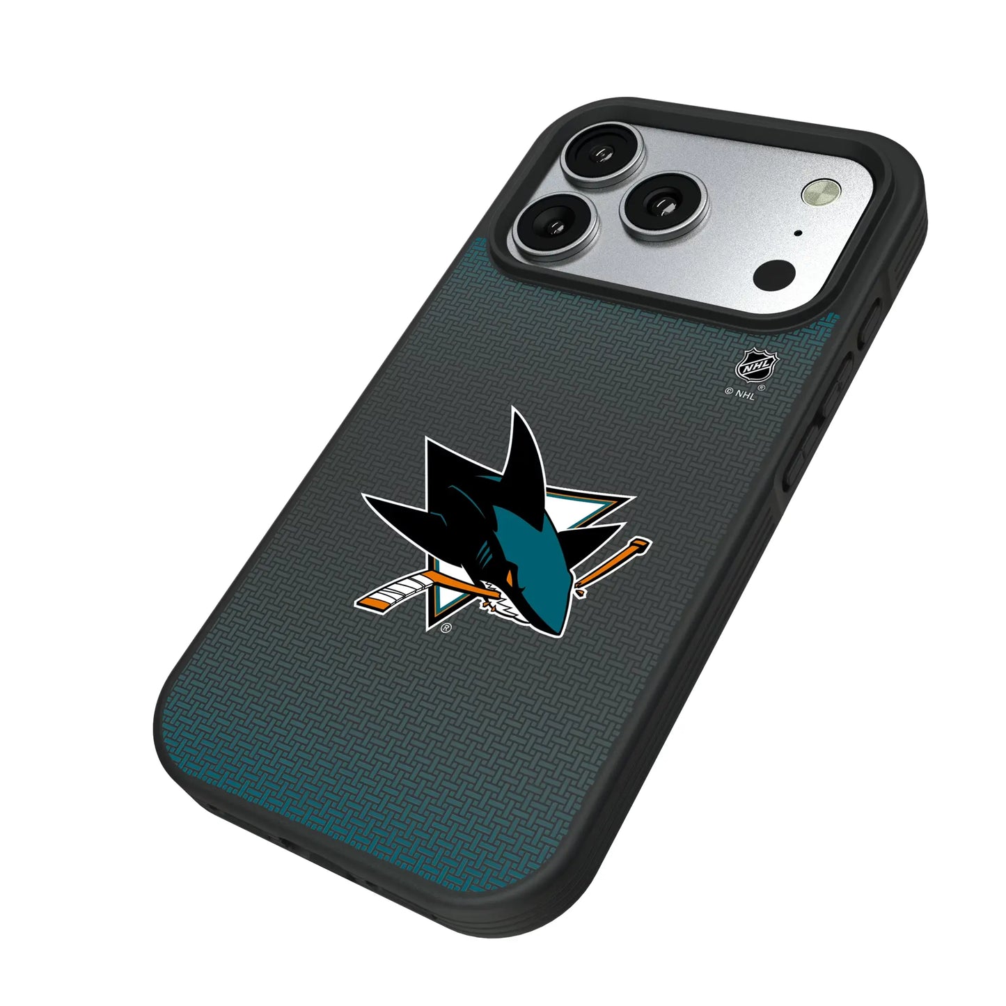San Jose Sharks Linen Bump Phone Case for Apple iPhone