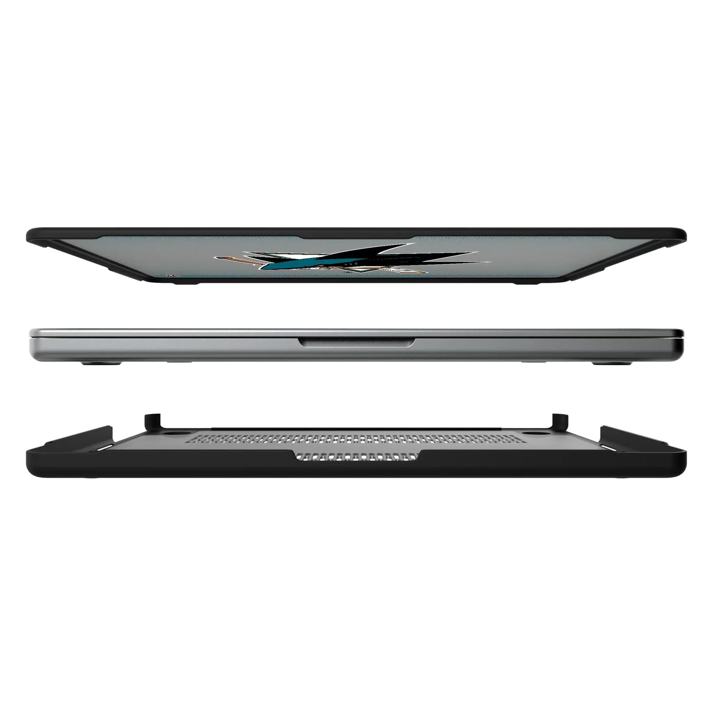 San Jose Sharks Linen Laptop Case for Apple MacBook