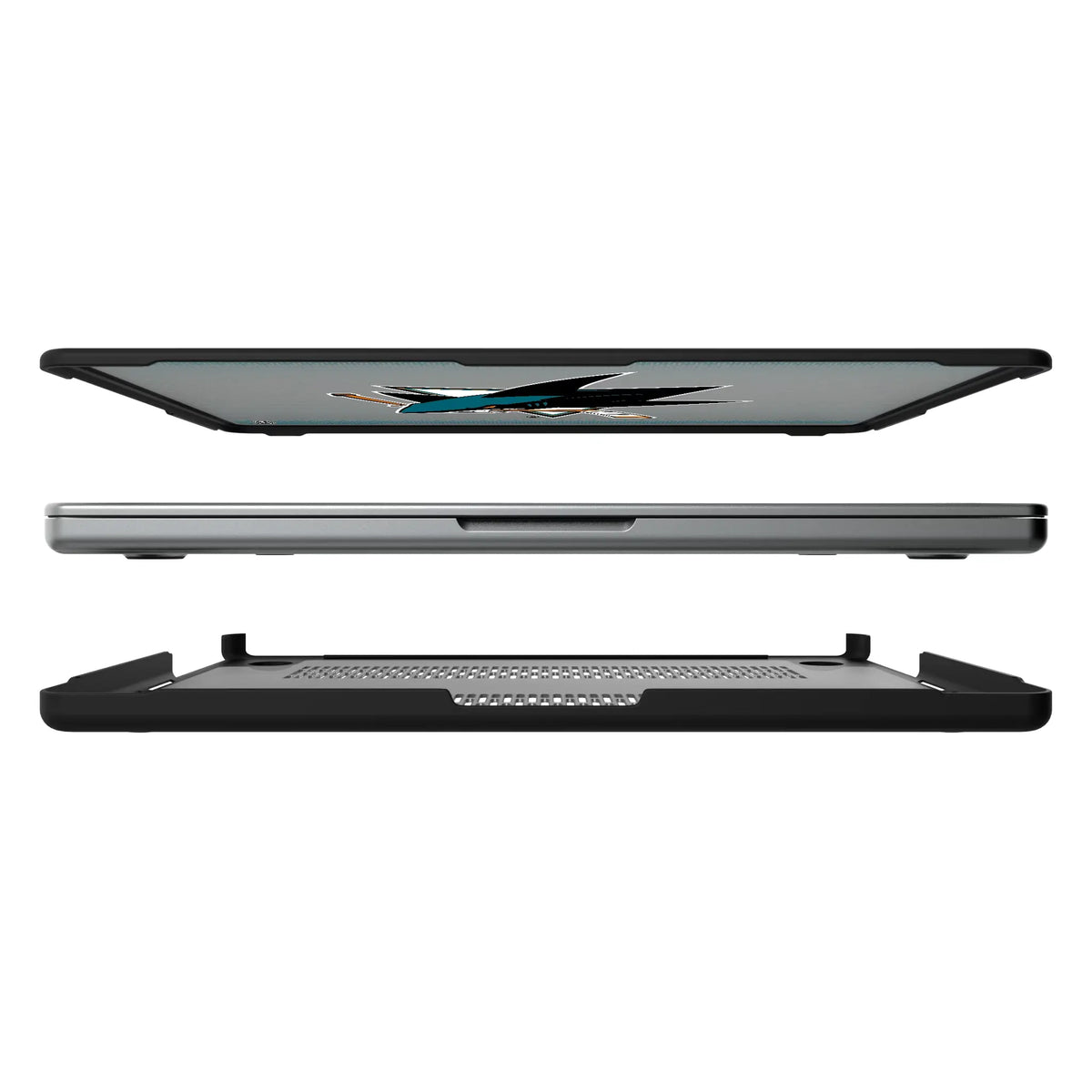 San Jose Sharks Linen Laptop Case for Apple MacBook