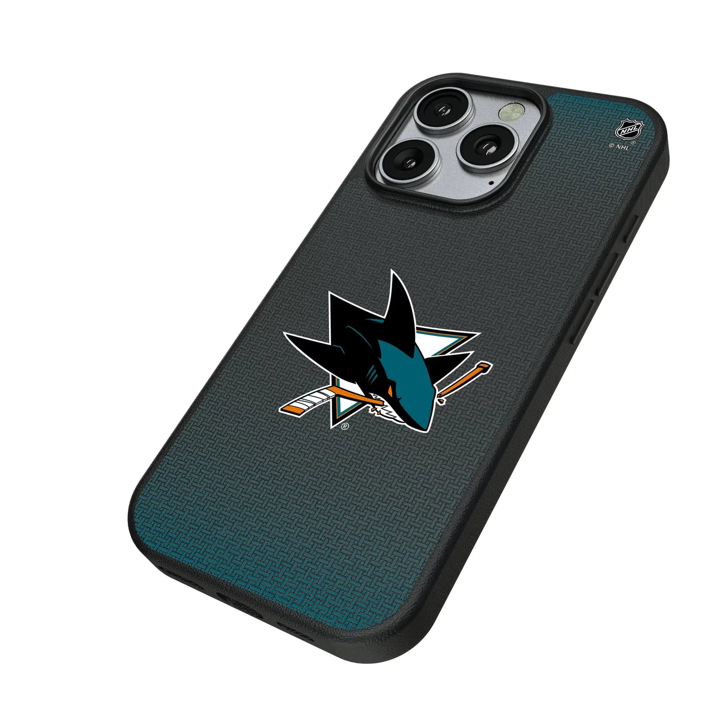 San Jose Sharks Linen MagSafe Compatible Phone Case for Apple iPhone