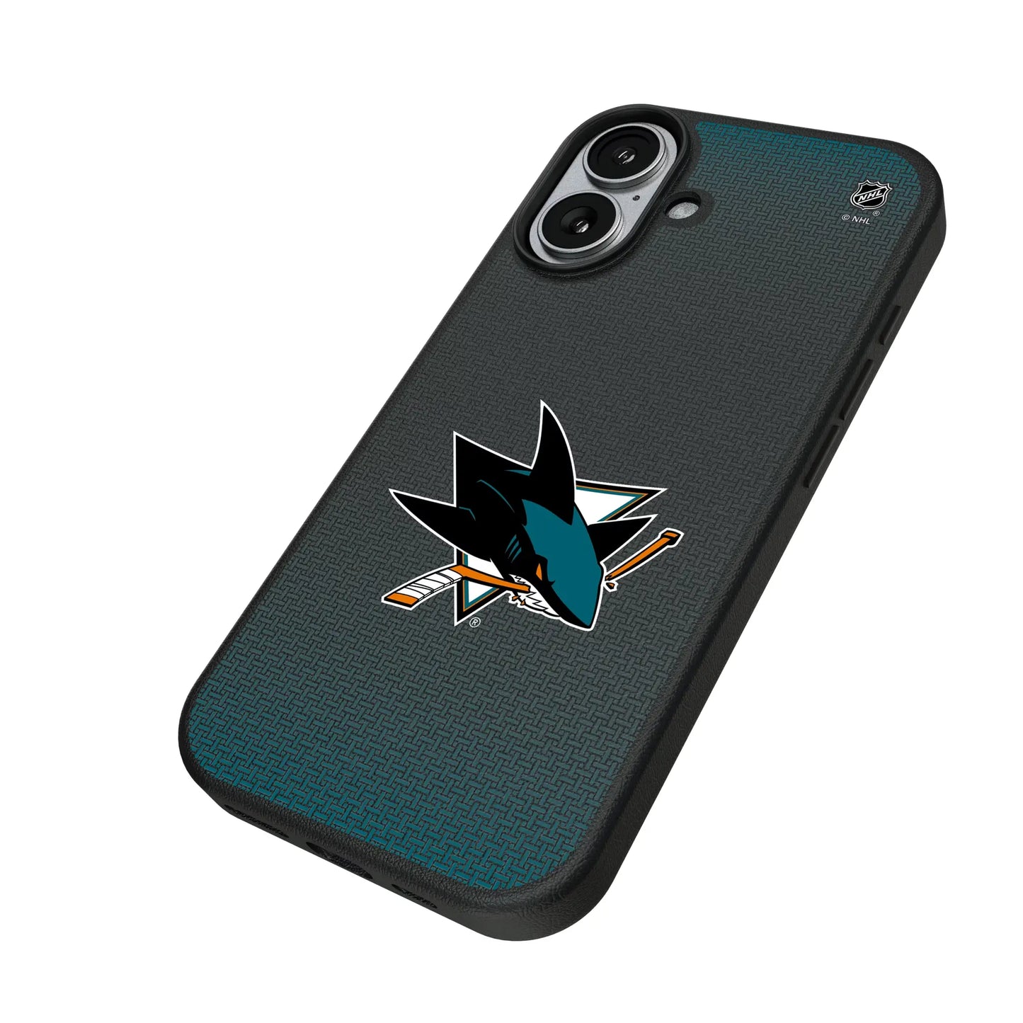 San Jose Sharks Linen MagSafe Compatible Phone Case for Apple iPhone