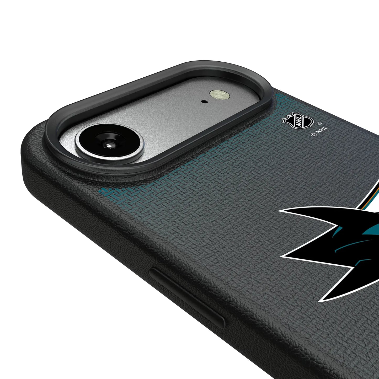 San Jose Sharks Linen MagSafe Compatible Phone Case for Apple iPhone