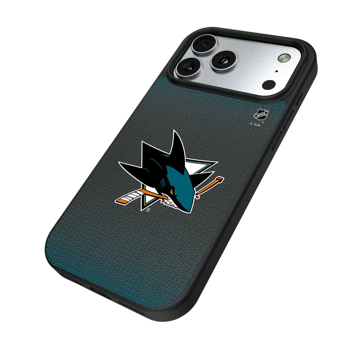 San Jose Sharks Linen MagSafe Compatible Phone Case for Apple iPhone