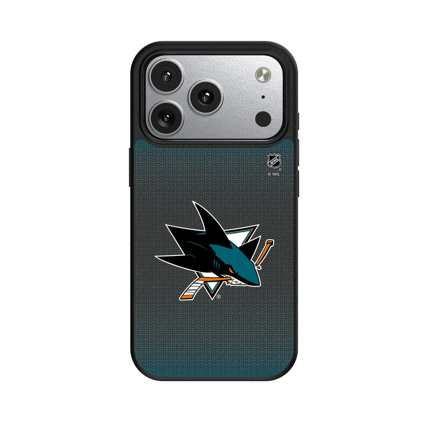 San Jose Sharks Linen MagSafe Compatible Phone Case for Apple iPhone