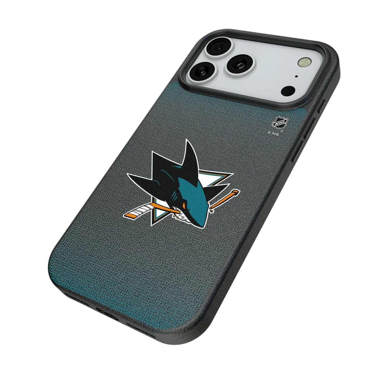 San Jose Sharks Linen MagSafe Compatible Phone Case for Apple iPhone