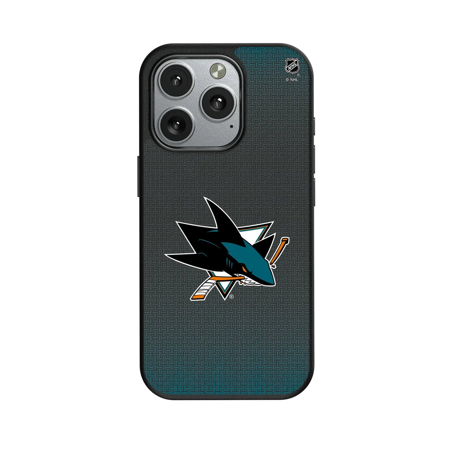 San Jose Sharks Linen MagSafe Compatible Phone Case for Apple iPhone