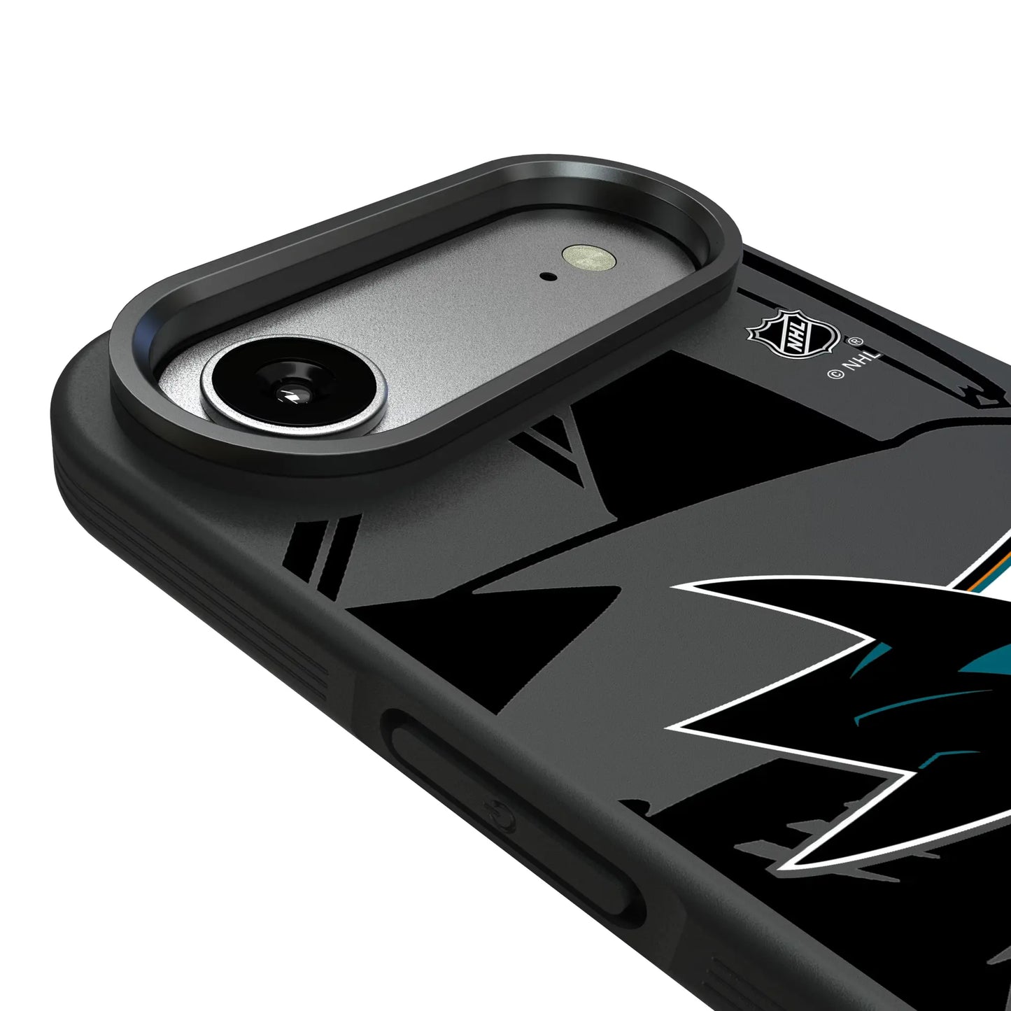 San Jose Sharks Monocolor Tilt Bump Phone Case for Apple iPhone