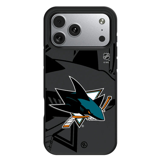 San Jose Sharks Monocolor Tilt Bump Phone Case for Apple iPhone