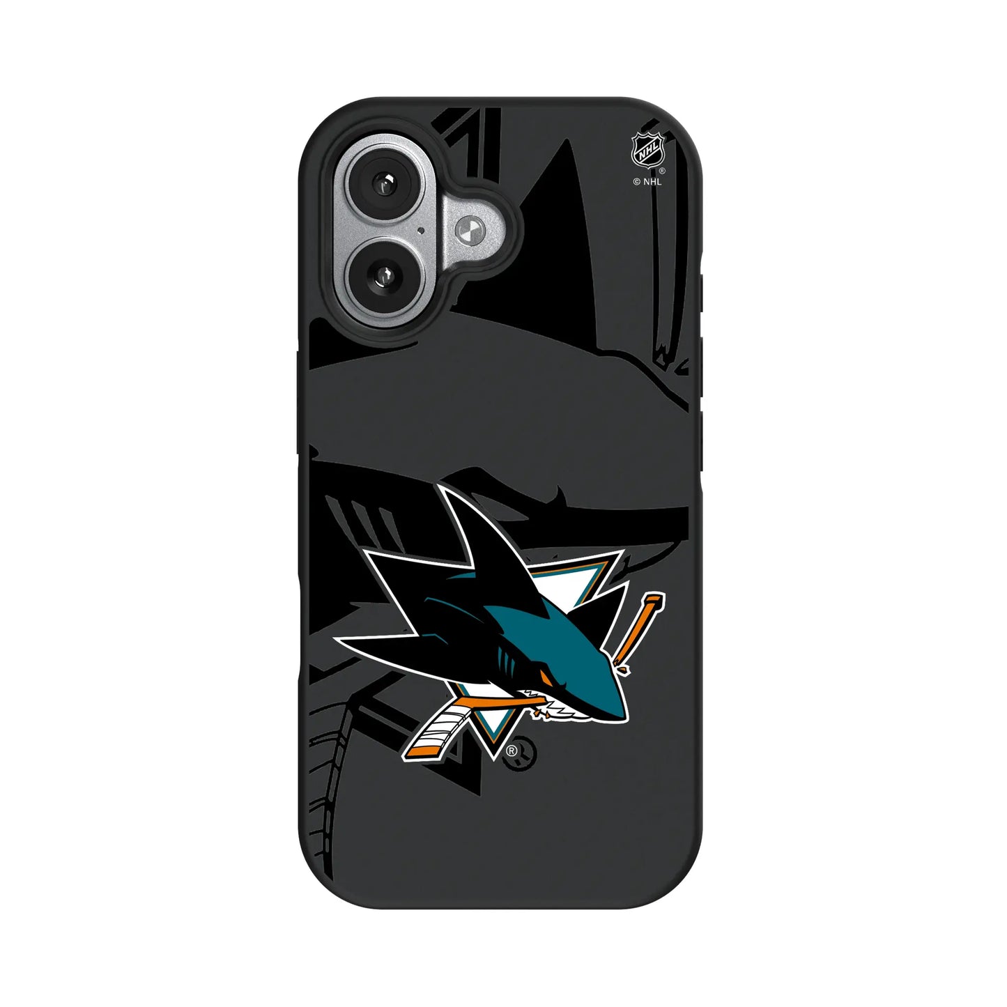San Jose Sharks Monocolor Tilt Bump Phone Case for Apple iPhone