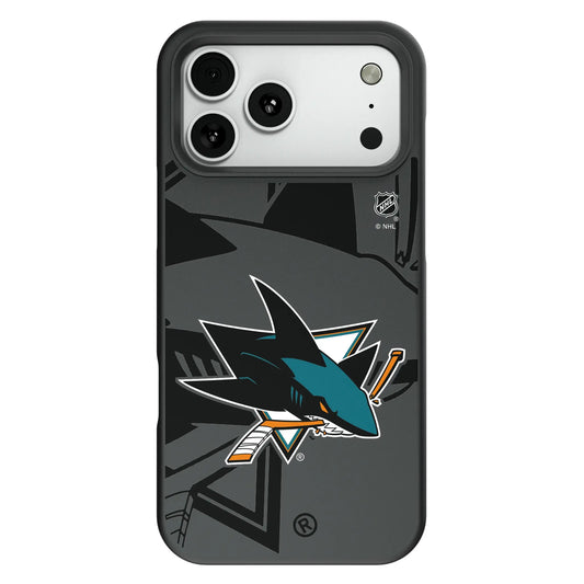 San Jose Sharks Monocolor Tilt Bump Phone Case for Apple iPhone