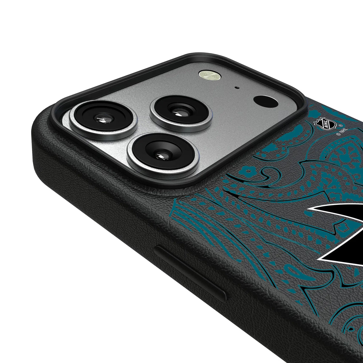 San Jose Sharks Paisley MagSafe Compatible Phone Case for Apple iPhone
