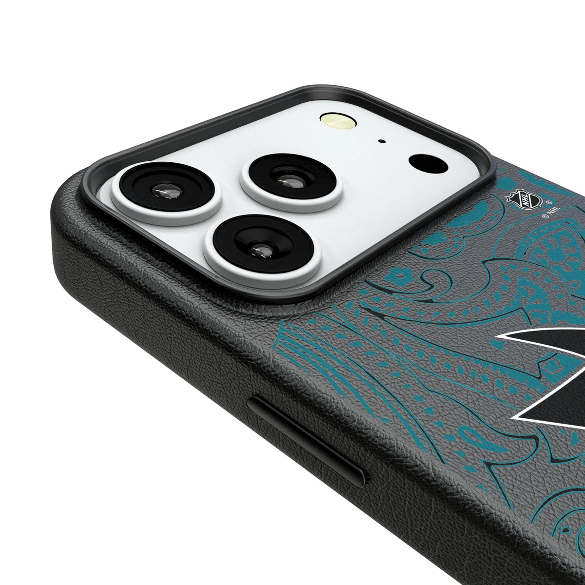 San Jose Sharks Paisley MagSafe Compatible Phone Case for Apple iPhone