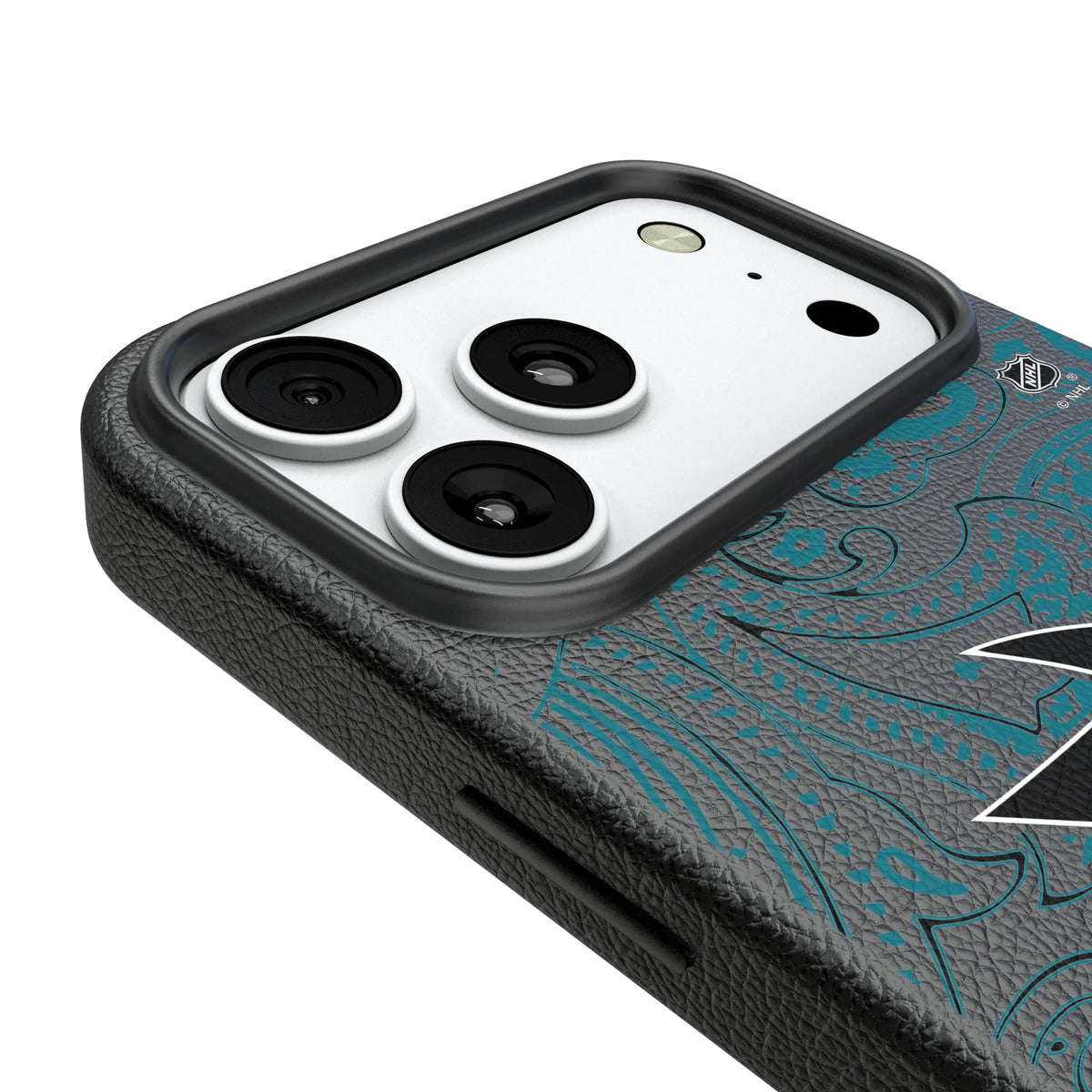 San Jose Sharks Paisley MagSafe Compatible Phone Case for Apple iPhone