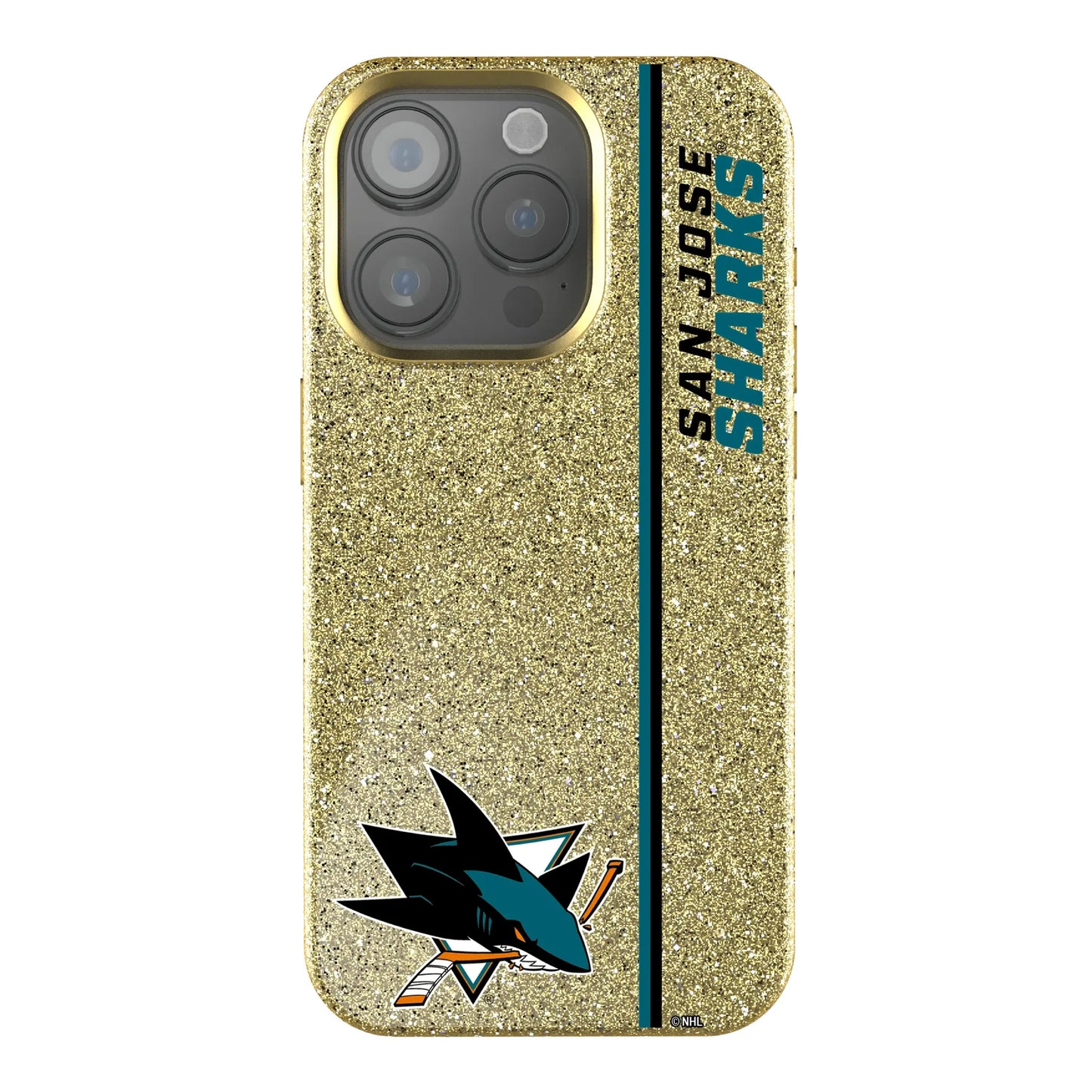 San Jose Sharks Sidebar Bling Phone Case for Apple iPhone