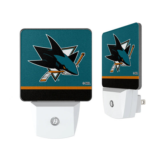 San Jose Sharks Stripe Night Light 2-Pack