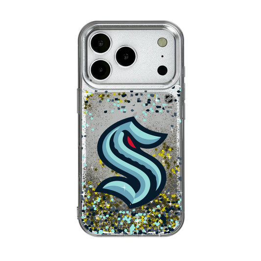 Seattle Kraken Confetti Glitter Phone Case for Apple iPhone