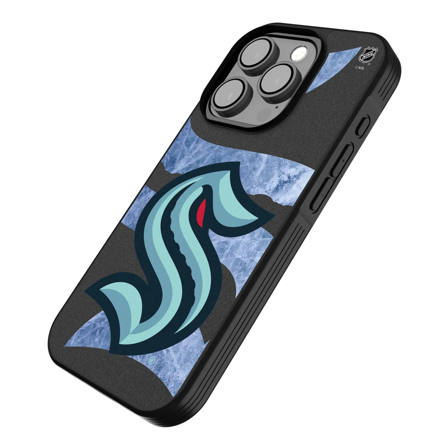 Seattle Kraken Ice Tilt Bump Phone Case for Apple iPhone
