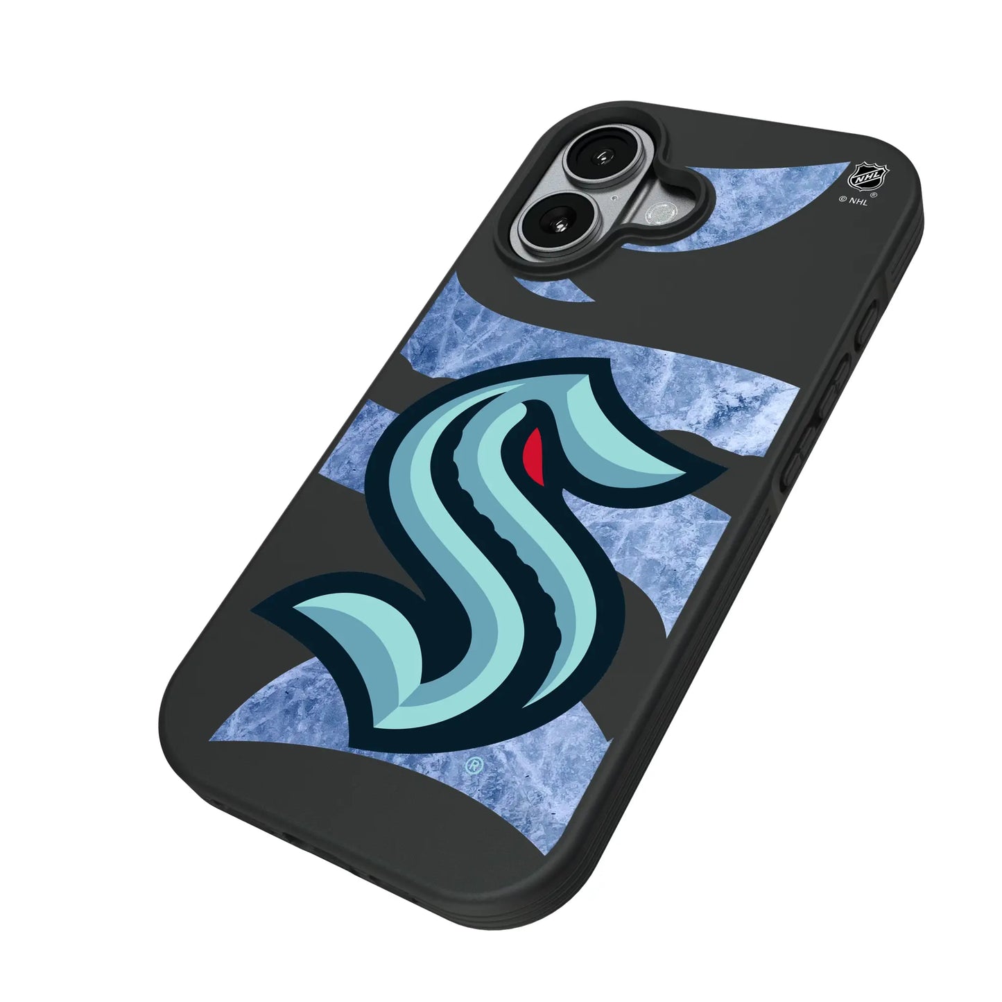 Seattle Kraken Ice Tilt Bump Phone Case for Apple iPhone