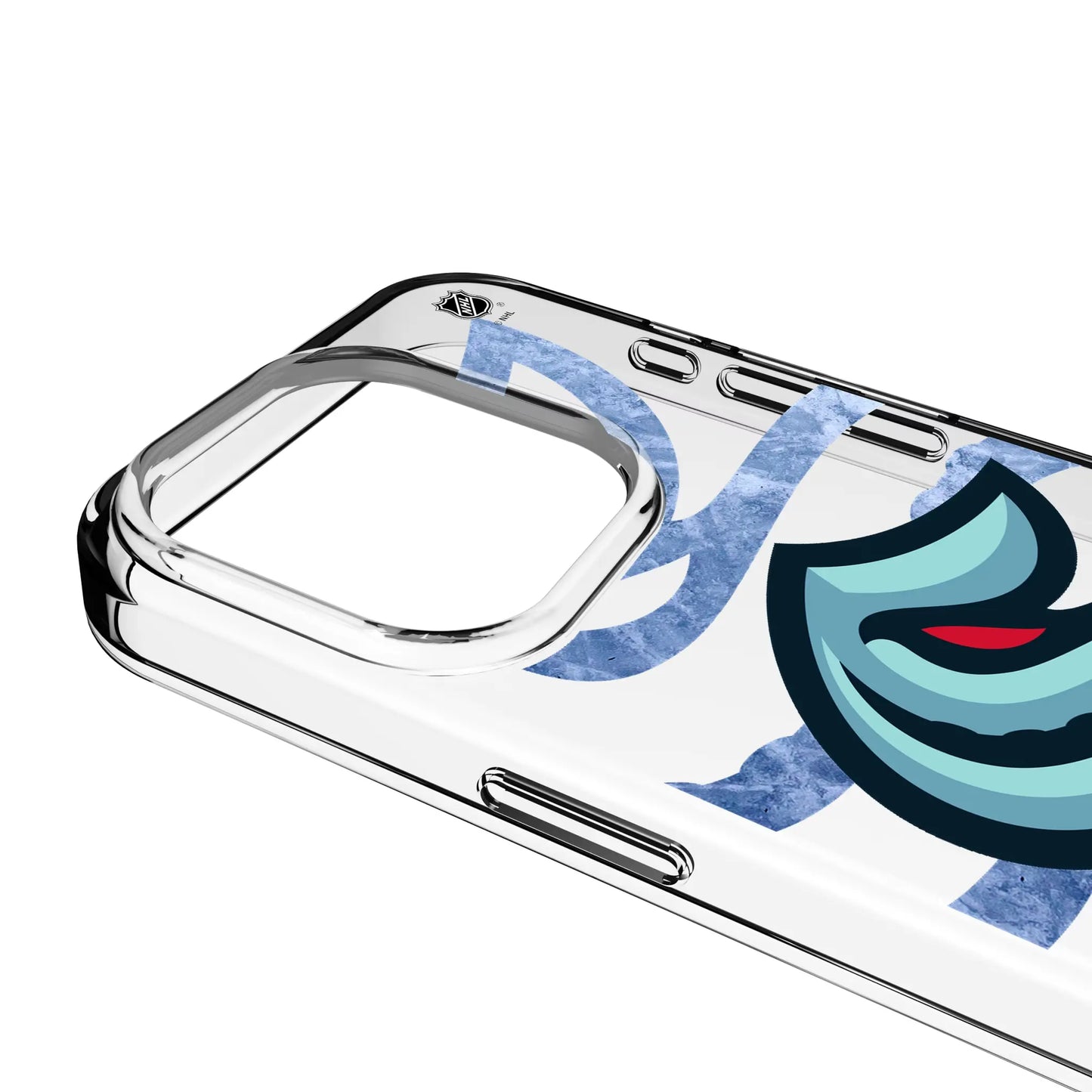 Seattle Kraken Ice Tilt Clear Phone Case for Apple iPhone