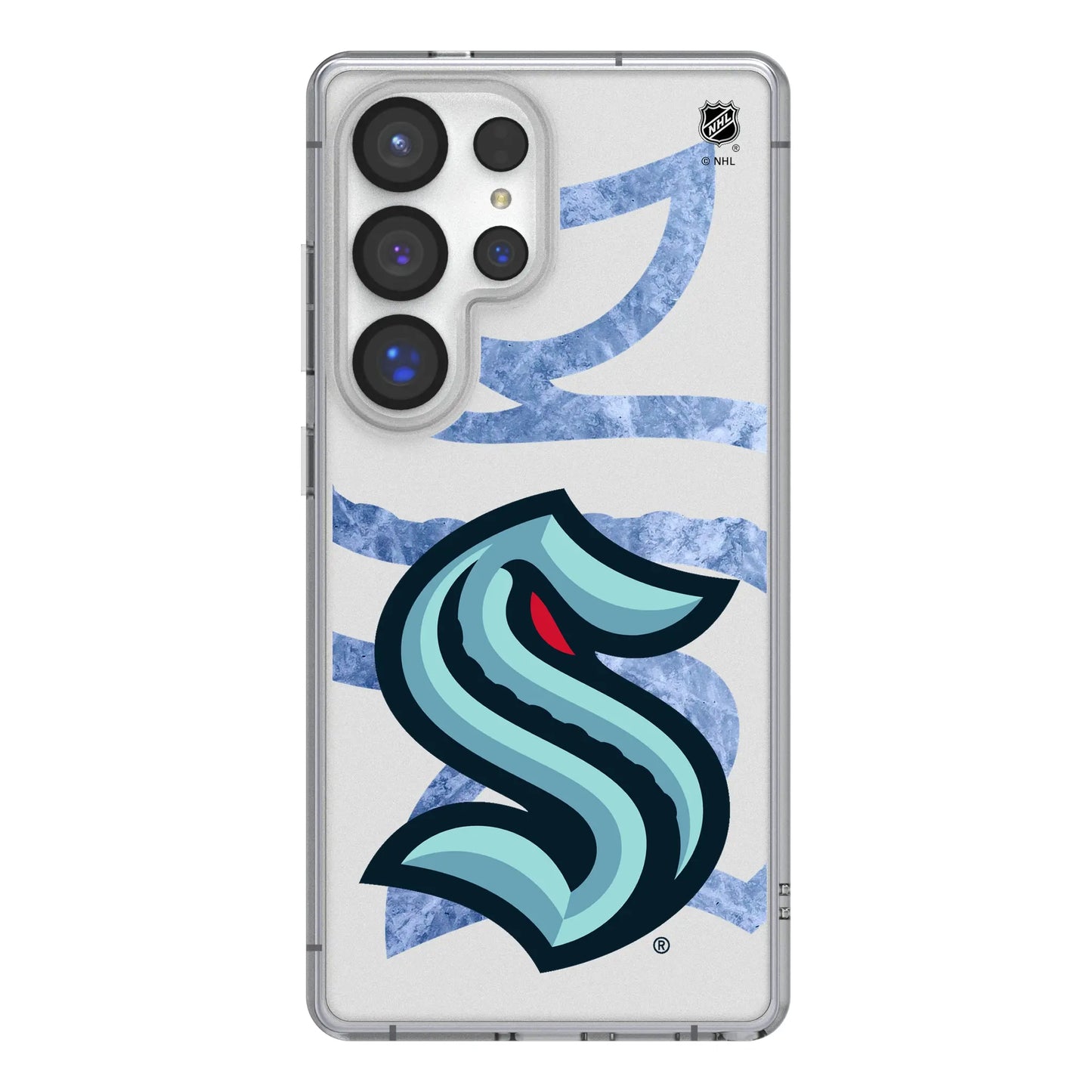 Seattle Kraken Ice Tilt Clear Phone Case for Samsung Galaxy