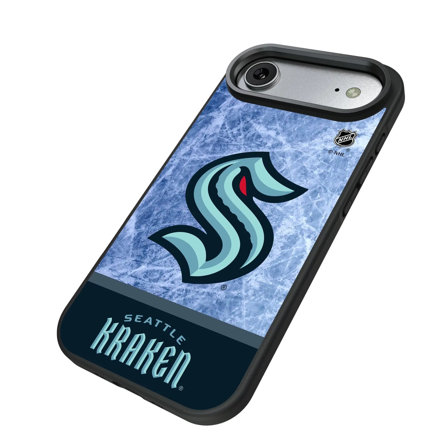 Seattle Kraken Ice Wordmark Bump Phone Case for Apple iPhone