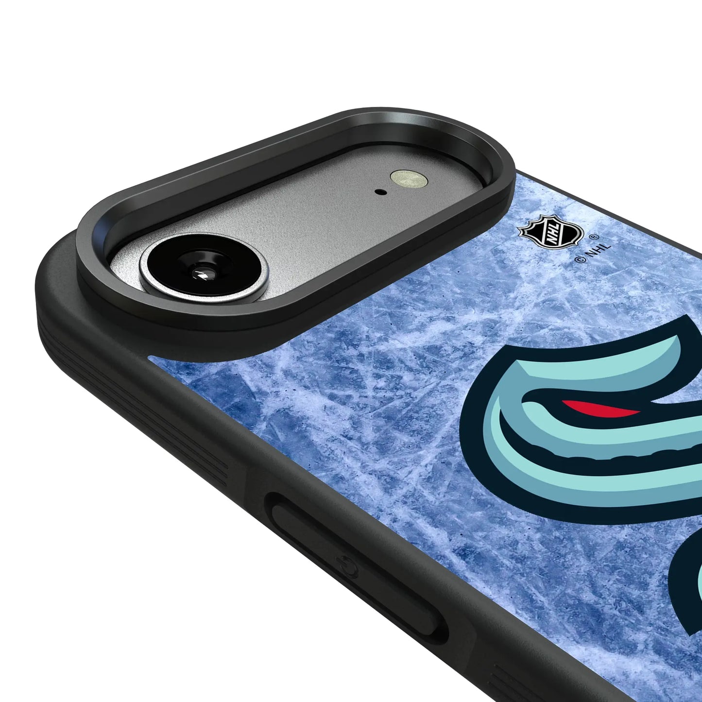 Seattle Kraken Ice Wordmark Bump Phone Case for Apple iPhone