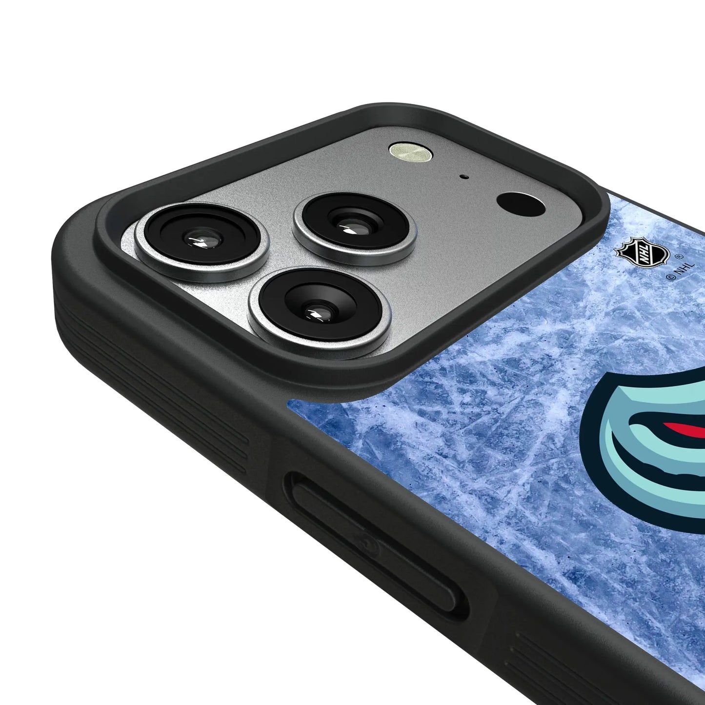 Seattle Kraken Ice Wordmark Bump Phone Case for Apple iPhone