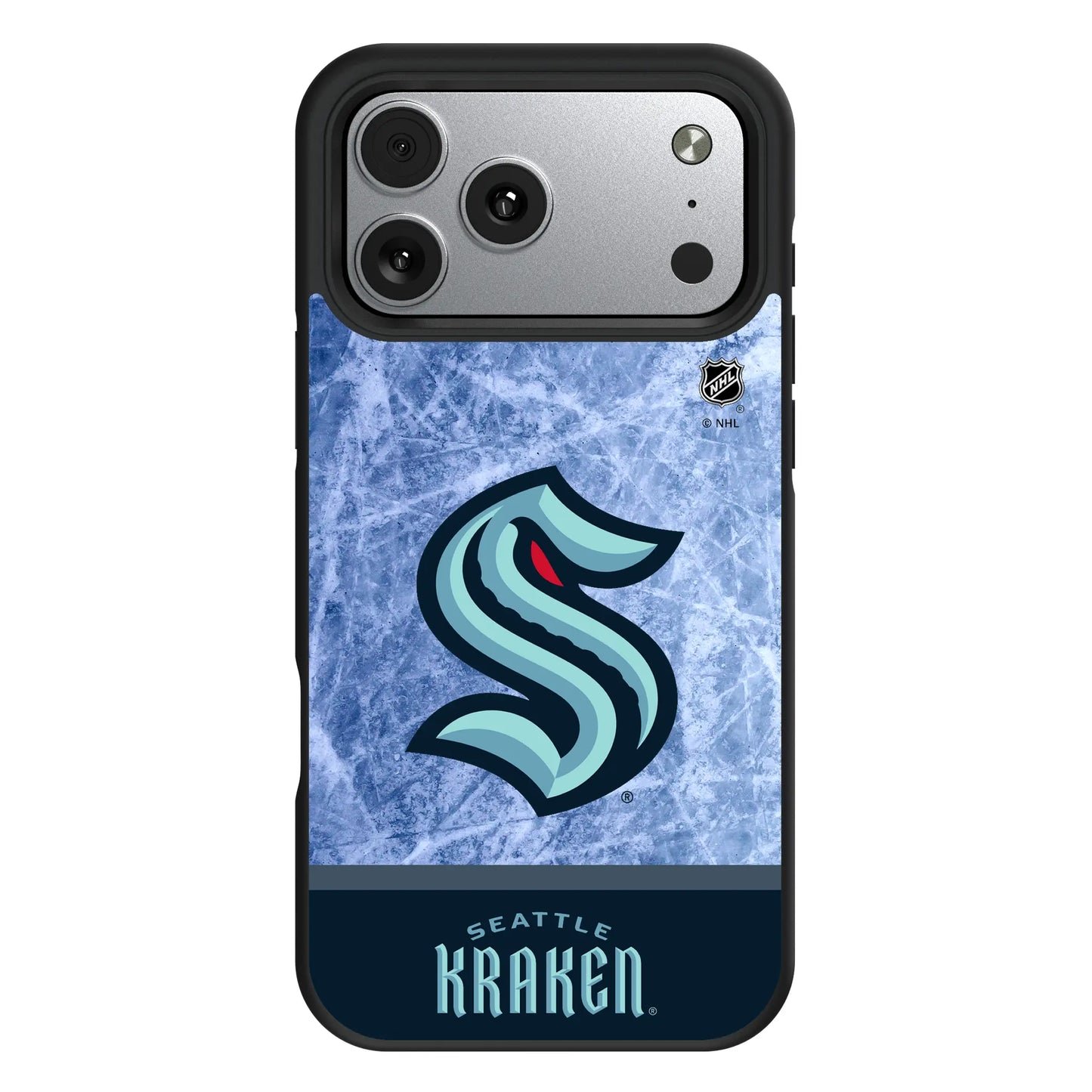 Seattle Kraken Ice Wordmark Bump Phone Case for Apple iPhone