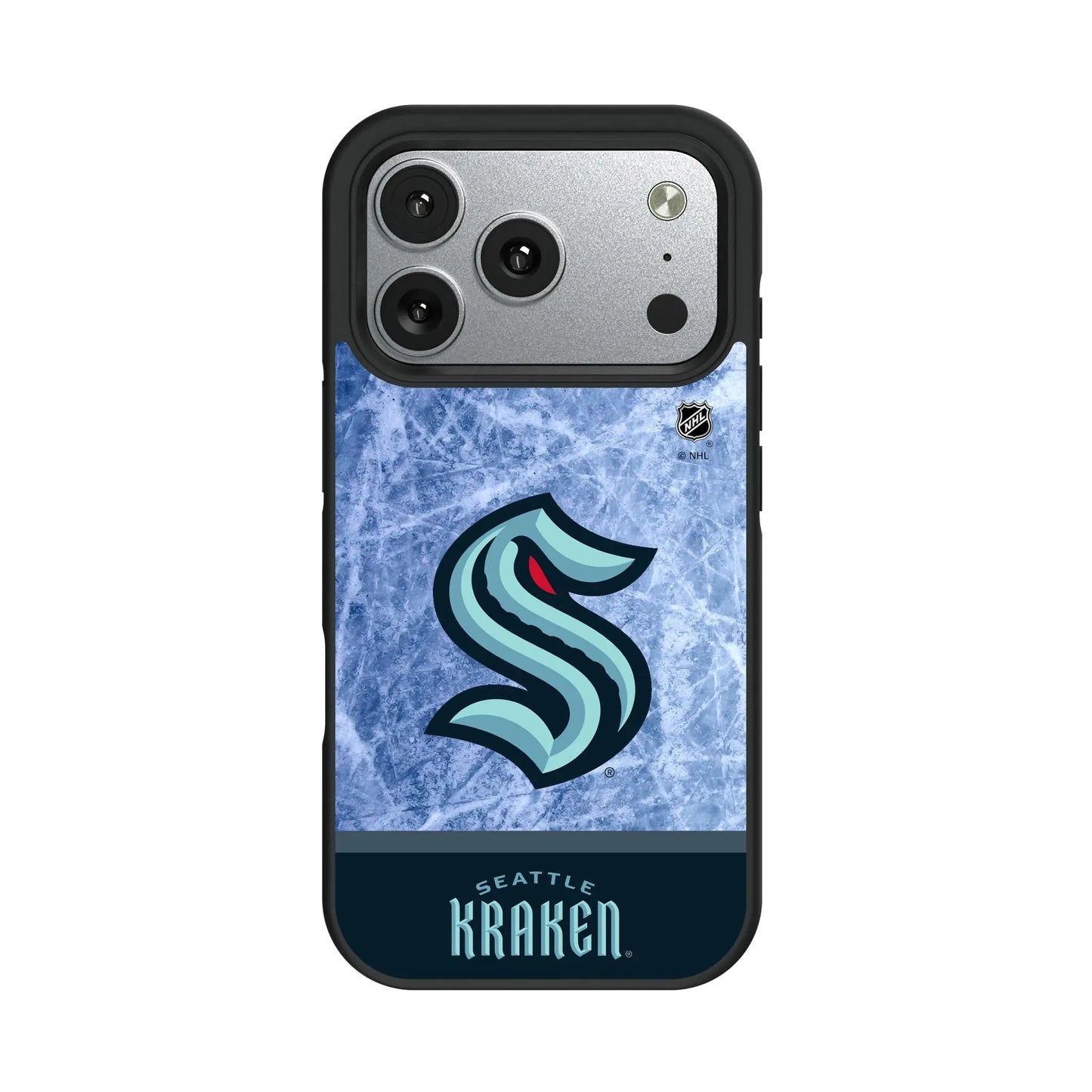 Seattle Kraken Ice Wordmark Bump Phone Case for Apple iPhone