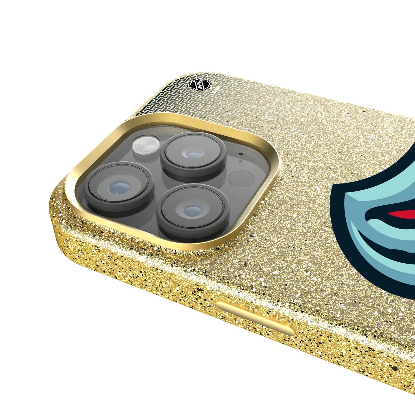 Seattle Kraken Linen Bling Phone Case for Apple iPhone