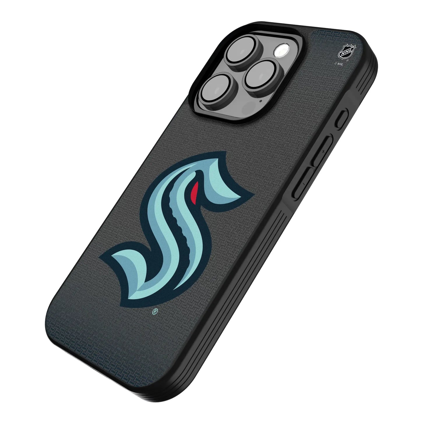 Seattle Kraken Linen Bump Phone Case for Apple iPhone