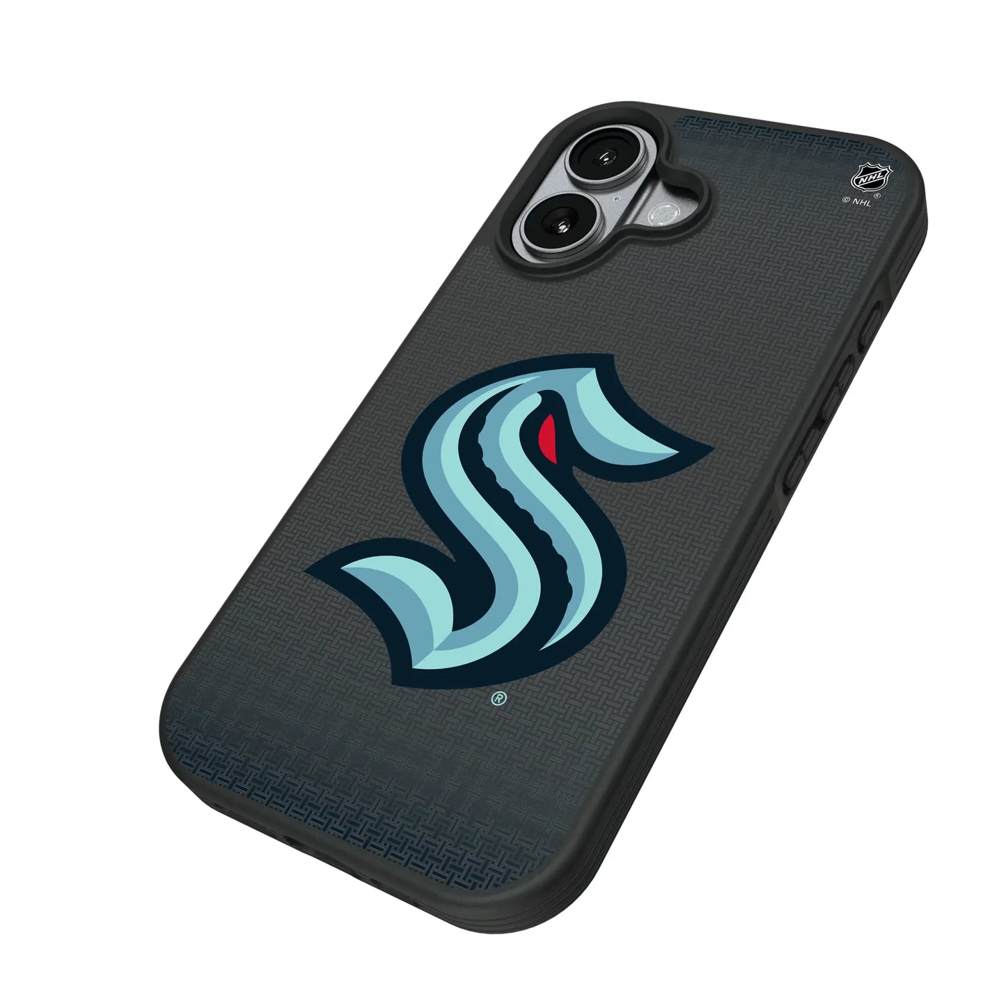 Seattle Kraken Linen Bump Phone Case for Apple iPhone