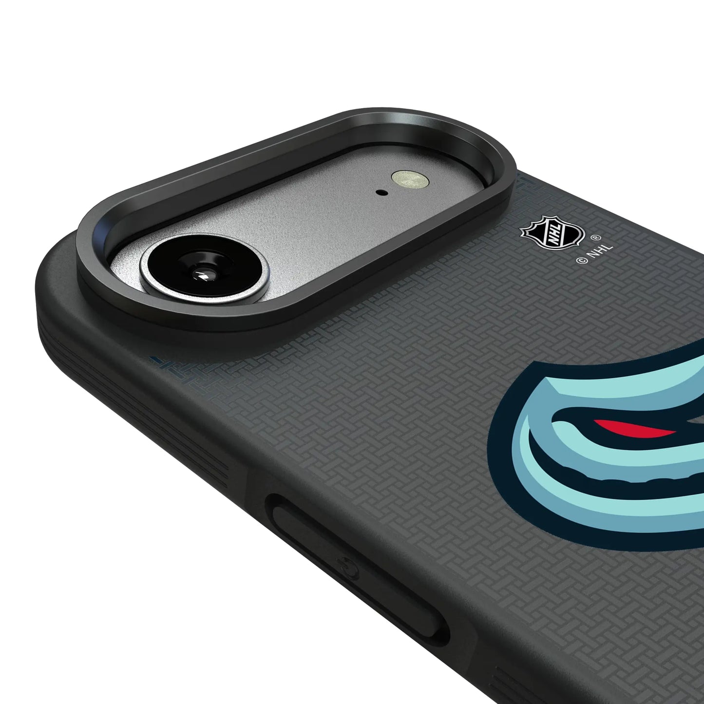 Seattle Kraken Linen Bump Phone Case for Apple iPhone
