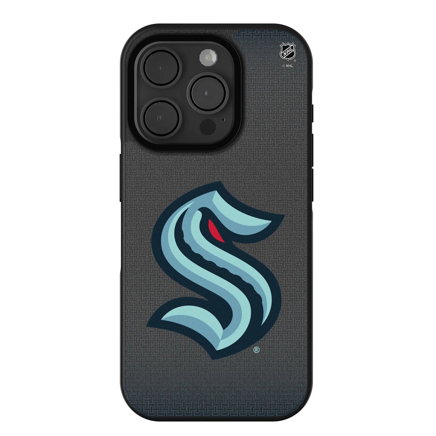 Seattle Kraken Linen Bump Phone Case for Apple iPhone