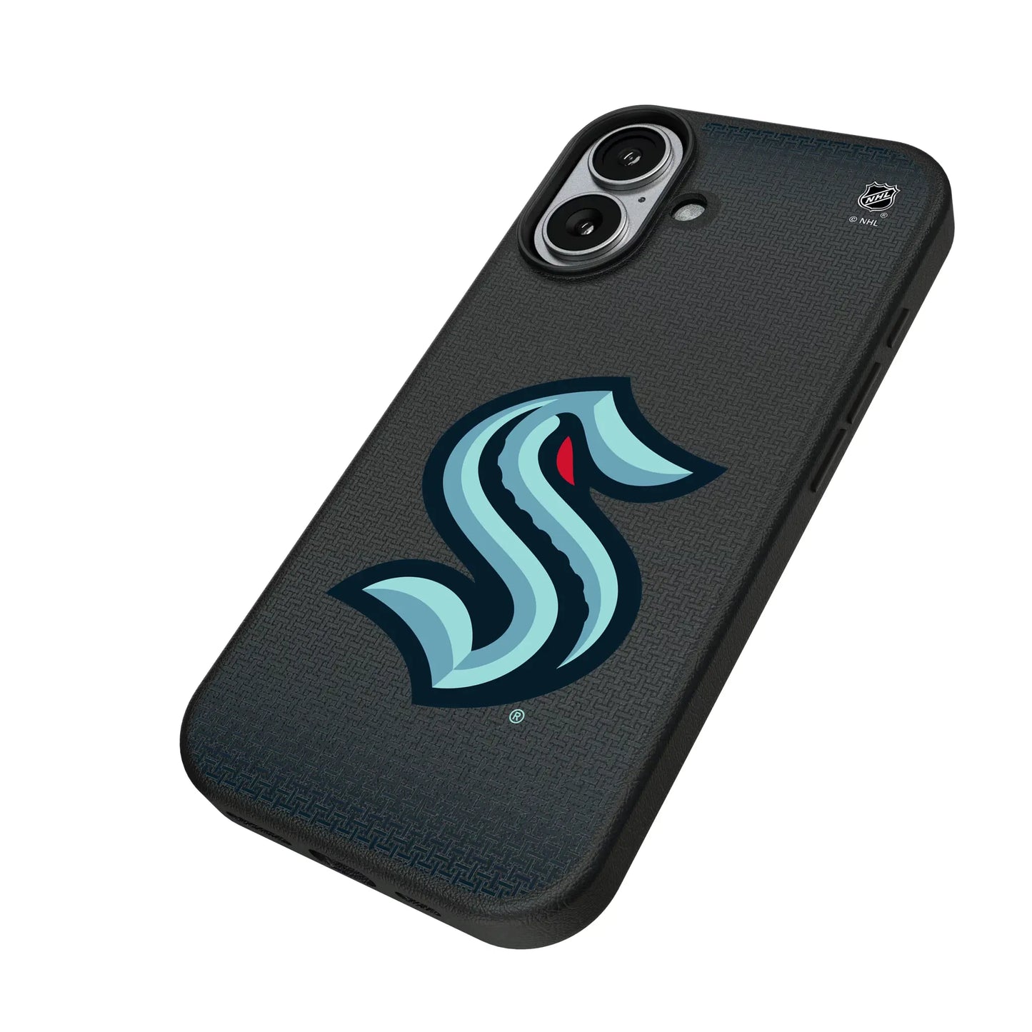 Seattle Kraken Linen MagSafe Compatible Phone Case for Apple iPhone