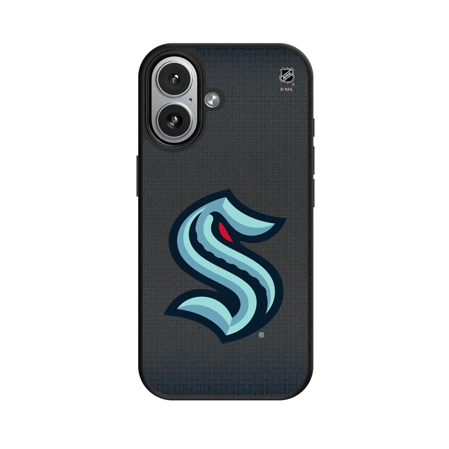 Seattle Kraken Linen MagSafe Compatible Phone Case for Apple iPhone