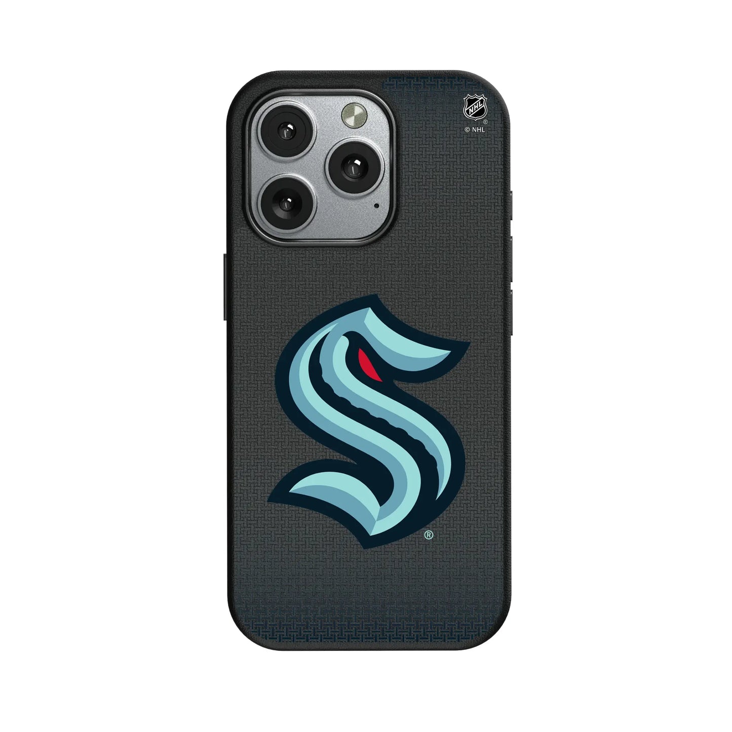 Seattle Kraken Linen MagSafe Compatible Phone Case for Apple iPhone