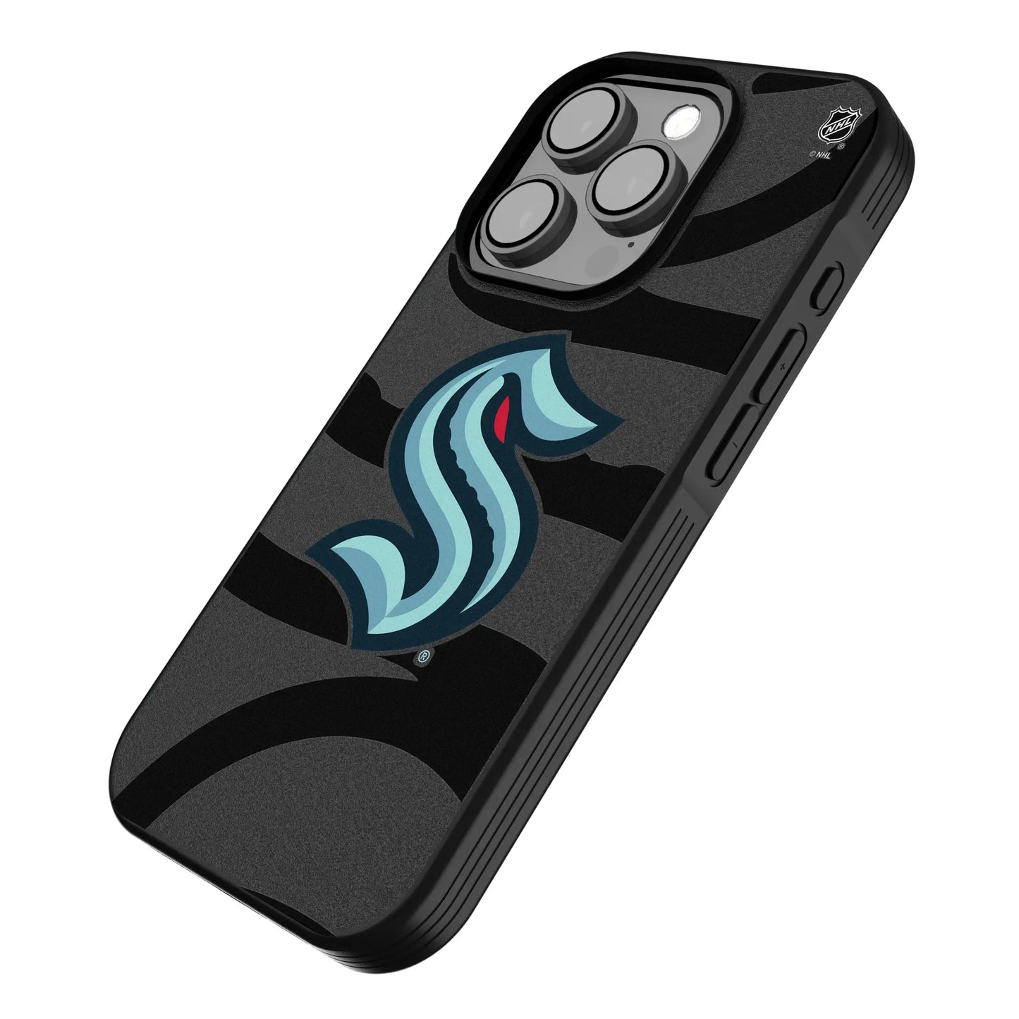 Seattle Kraken Monocolor Tilt Bump Phone Case for Apple iPhone