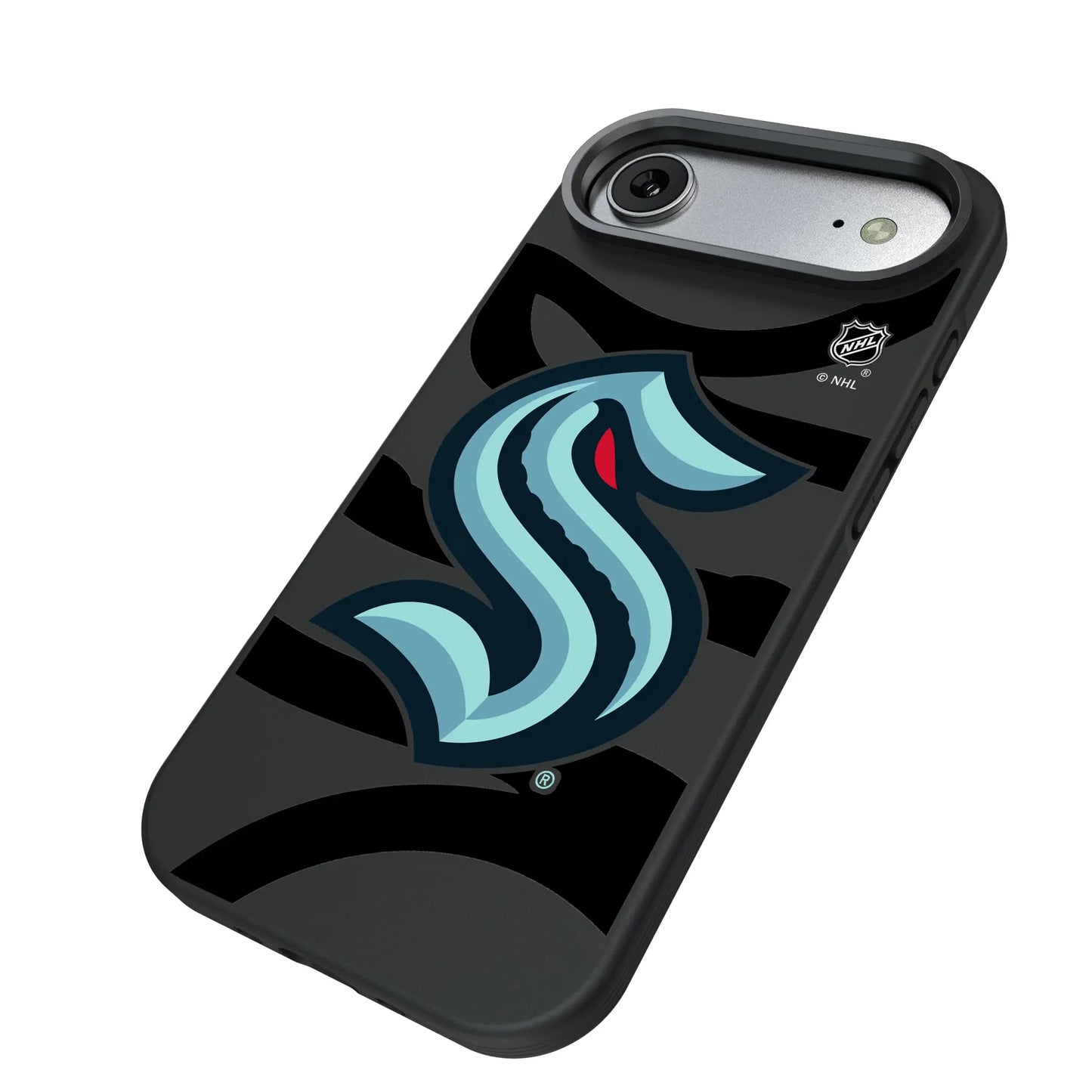 Seattle Kraken Monocolor Tilt Bump Phone Case for Apple iPhone