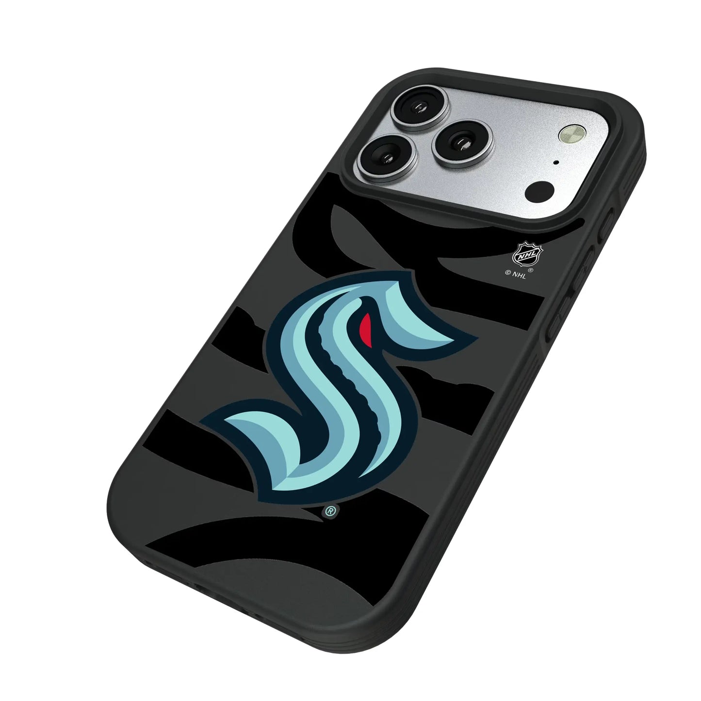 Seattle Kraken Monocolor Tilt Bump Phone Case for Apple iPhone