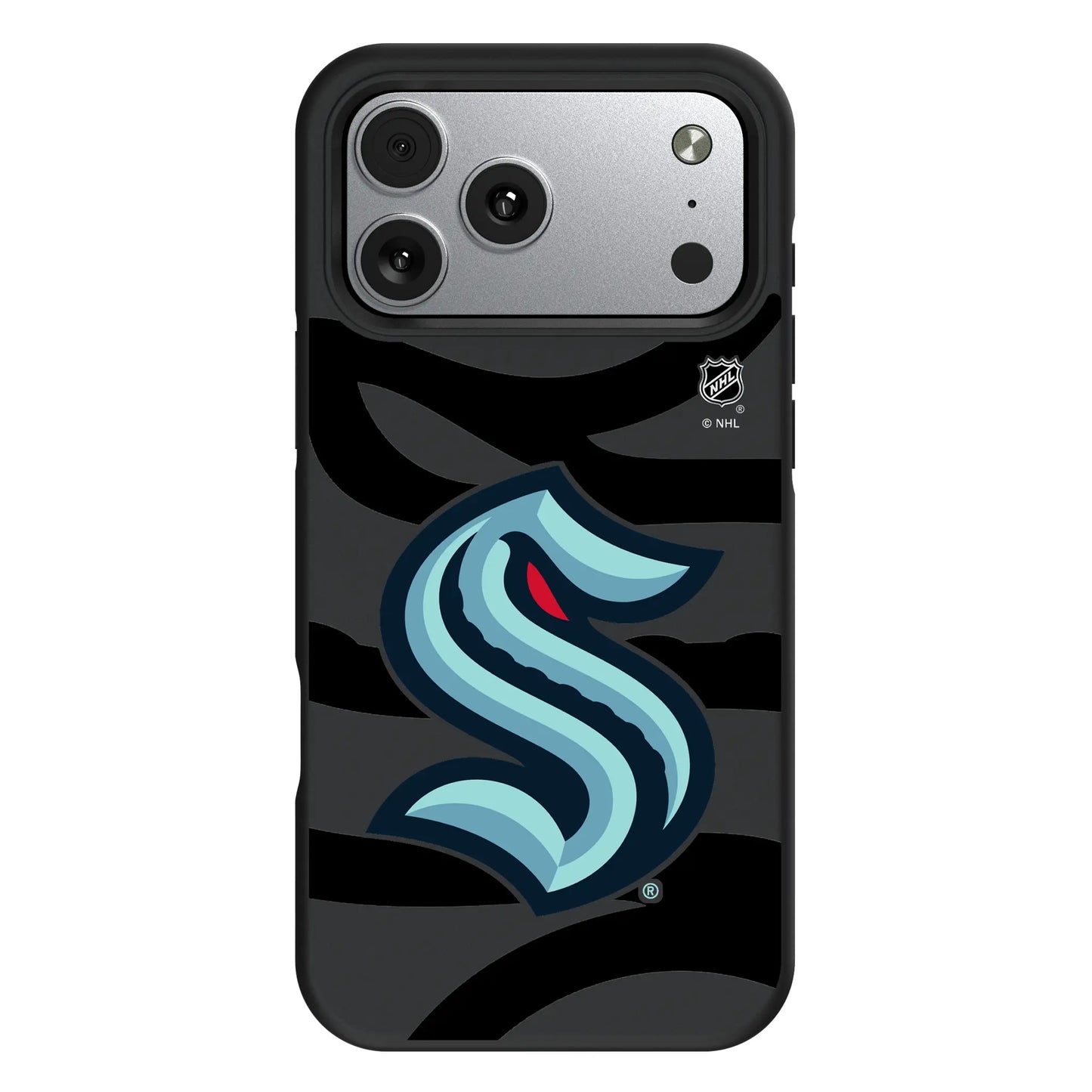 Seattle Kraken Monocolor Tilt Bump Phone Case for Apple iPhone