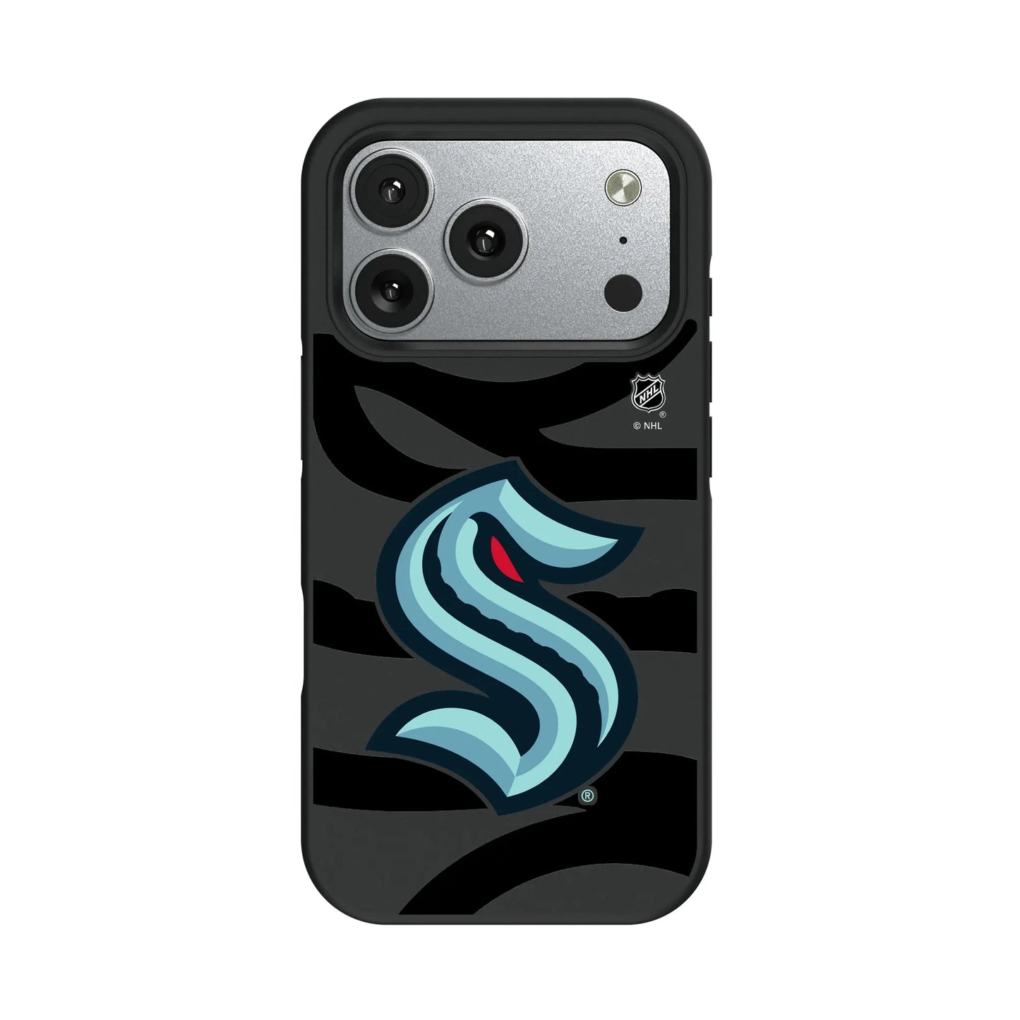 Seattle Kraken Monocolor Tilt Bump Phone Case for Apple iPhone