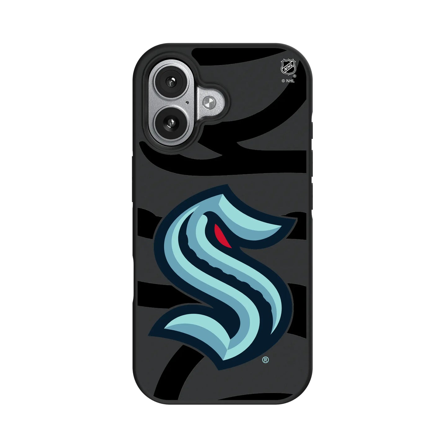 Seattle Kraken Monocolor Tilt Bump Phone Case for Apple iPhone